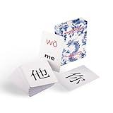 Mandarin Flashcards – Learn to Read Chinese Fast | Chinese Mandarin Study Deck with Pinyin | Pronouns, Basic Verbs & Nouns for Beginners & Students