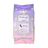 The Crème Shop Makeup Removing Wipes Made with Rose Water for Sensitive Skin (60 Pre-Wet Juicy Wipes)