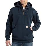 Carhartt Men's Rain Defender Loose Fit Heavyweight Quarter-Zip Sweatshirt, New Navy, X-Large