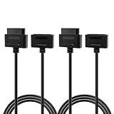 SNES Controller Extension Cable, 2-Pack 1.8M/6FT Replacement Controller Extension Cable for Super Nintendo SNES SFC Game Console