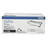 Brother Genuine High Yield Toner Cartridge, TN750, Replacement Black Toner, Page Yield Up To 8,000 Pages, Amazon Dash Replenishment Cartridge