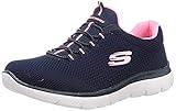 Skechers Women's Athleisure Sneaker, Navy/Pink, 8