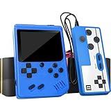 Handheld Game Console-Retro Game Console,Retro Handheld Game Console,3 Inch LCD Screen Portable Retro Video Game Console with 400 Classic Games,Support for Connecting TV & Two Players (Blue)