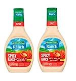 Hidden Valley Gluten Free Spicy Ranch Salad Dressing, 16 fl oz, Pack of 2