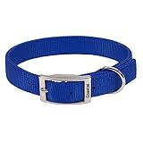 Coastal Pet - Double-Ply Dog Collar, Blue, 1" x 26"