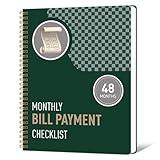 Monthly Bill Payment Checklist & Financial Planner Notebook – 4-Year Budget Organizer with 960 Bill Records, Income & Expense Tracker, Debt Payoff Log, and Savings Goals