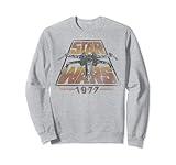 Star Wars X-Wing 1977 Vintage Retro Graphic Sweatshirt Sweatshirt