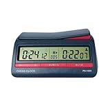 Chess Timer Digital Chess Clock, Multi-Mode Memory Function Timer Shockproof Pad Electronic Clocks, for Chinese Chess International Chess Board Go Game Gobang, for Chess Lover Party Chess Game Gifts