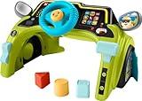 Fisher-Price Baby & Toddler Learning Toy Laugh & Learn Sit & Steer Driver Car Activity Center with Smart Stages for Ages 6+ Months