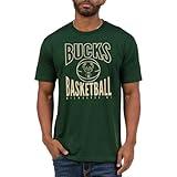 Milwaukee Bucks NBA Team Basketball - Adult Short Sleeve Fan T-Shirt for Men and Women Forest Green