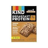 KIND Breakfast, Healthy Snack Bar, Almond Butter, Gluten Free Breakfast Bars, 8g Protein, 1.76 OZ Packs (6 Count)