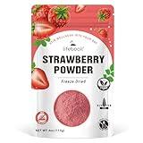 Freeze Dried Strawberry Powder for Baking,Vegan,Non-GMO,Gluten Free,No Additives and Preservatives,4oz