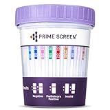 Prime Screen-12 Panel Multi Drug Urine Test Compact Cup (THC 50, AMP,BAR,BUP,BZO,COC,mAMP/MET,MDMA,MOP/OPI,MTD,OXY,PCP) C-Cup-[1 Pack]