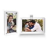 Car Sun Visor Photo Holder, Universal Magnetic Photo Clip, Decorate Your Car Visor Clip with Personality(Transparent, 2.4x3.5)