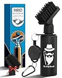 PARIGO Golf Club Cleaner Brush Golf Gifts - Golf Accessories for Men Christmas Stocking Stuffers for Adult Grip Scrub Cleaning Kit Retractable Clip Hold Water Golf Club Brush for Golfer Dad Him