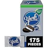 YORK Dark Chocolate Peppermint Patties, Candy Bulk Box, 84 oz (175 Pieces)