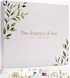 Baby Books for Baby Shower - Gift Unisex Botanical Garden Keepsake Memory Journal to Log Pregnancy and Newborn Milestones - Photo Album Scrap Books for Girl or Boy - New Parents Must Have Essentials