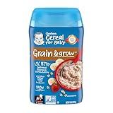 Gerber Stage 3 Baby Food, Oatmeal Banana Strawberry Cereal, Whole Grains, Iron, Baby Oatmeal Cereal