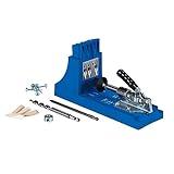 Kreg K4 Pocket Hole Jig - Adjustable, Versatile Jig for Strong Joints - Create Rock-Solid Joints - Adjustable Drill Guides - For Materials 1/2"-1 1/2" Thick - Holiday Home Improvement Gifts for Him