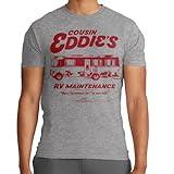 Ripple Junction National Lampoon's Christmas Vacation Adult Unisex Cousin Eddies RV Maintenance Light Weight Crew T-Shirt 3XL Heather Grey
