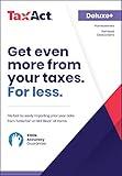 TaxAct Online 2018 Deluxe+ Federal Edition [PC Online code]