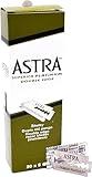 Astra Platinum Double Edge Safety Razor Blades,100 Blades (20 x 5)