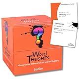 ? WORD TEASERS Junior - Vocabulary Word Game for Kids 8+ - Fun Family Conversation Starters - Reading Games for Elementary & Middle School - 150 Vocabulary Flash Cards/Conversation Cards