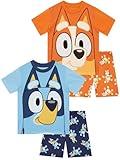 Bluey Pajamas | Bingo Pajamas 2 Pack | Short Boys' Pajama Sets | Pjs For Summer | Blue 4