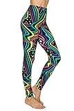 ALWAYS Women's Print Fashion Leggings - High Waist Comfy Graphic Printed Leggings Pants One Size
