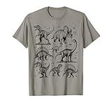 Dinosaur Paleontology Science Biology T-Rex Vintage Graphic T-Shirt