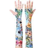 YPHCDO Gardening Sleeves Farm Sun Protection Arm Cooling Sleeves Thorn Proof Garden for Women Men with Thumb Hole