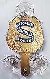 911 Specialties Heavy Duty Police Shield Holder for Car Window fits PBA F0P FMBA Shields. Fits most shields. Strong, Compact MADE in The USA by former Law Enforcement