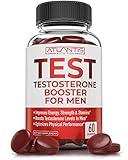 Atlantis Nutrition Testosterone Booster For Men Gummies - Male Enhancement, Boosts Energy, & Optimizes Physical Performance Formulated w/Tribulus, Horny Goat Weed, Saw Palmetto, Maca Root - 60 Gummies