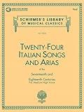 24 Italian Songs & Arias of the 17th & 18th Centuries Book/Online Audio