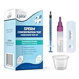 Fertility Test Kit for Men, Shows Normal or Low Sperm Count, Easy Sperm Test Results in Minutes, Sperm Check Male Fertility Test, Accurate & Private Vasectomy Sperm Check Test Kit for Sperm Fertility