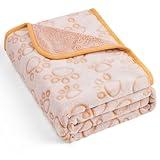 Stuffed Premium Soft Dog Blanket, with Flannel Beige Cute Paw Print, 24 * 32 inches, Cat Blanket Puppy Supplies Dog Products Stuff Essentials