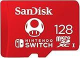 SanDisk 128GB microSDXC Card, Licensed for Nintendo-Switch - Made for Nintendo Switch 1, Nintendo Switch OLED, and Nintendo Switch Lite - SDSQXAO-128G-GNCZN