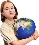 XIGUI Ultra-ealistic 3D Planet,Moon,Earth,The Sun,Pillow Plush Toys,for Kids Teens Adults, for Teachers and Parents, Educational Toy Learning, 10.6 in (The Earth)