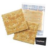 Crackers | Kosher | Made in America | 2 Crackers per pack | (50 Packs, Saltine)