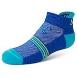Balega Kids Hidden Cool Socks - Seamless, Moisture-Wicking Drynamix for Boys and Girls, Non-Slip Heel, Breathable Mesh - Perfect for Sports and Play, Cobalt, Large