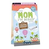 Squirrel Products Mom, I'm Bored Children's Activity Book, Fun Reusable Dry Erase Toy - Roadtrip Essentials, Word Games, Screen Free Activites for Kids Ages 3 and Up - Travel Version