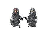 Modern Brick Warfare Army of Two Military Contractors Custom Minifigures