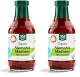 365 by Whole Foods Market, Bbq Sauce Memphis Madness Organic, 18 Ounce (Pack of 2)