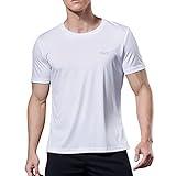 Mens Summer 4d Cloud Color Needle Hole Short Sleeve T Shirt Casual Running Sports Breathable Sweatwicking Shirt