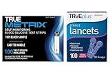 100ct TRUE METRIX® Test Strips + 100ct TRUEplus® 30g Lancets
