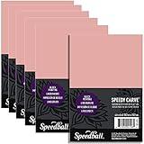 Speedball Speedy-Carve Block Printing Carving Block, Rectangle, Pink, 4 x 6 Inches (6-Pack), Linoleum for Printmaking