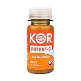 KOR Shots Sea Buckthorn and Baobab Shot - 1.7 Fl Oz - Potent C - Superfoods Vitamin C Shot - USDA Certified Organic