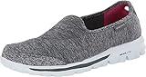 Skechers Performance Women's Go Walk Lead Memory Foam Slip-On Walking Shoe,Gray,8.5 M US