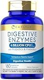 Carlyle Digestive Enzymes | with Probiotics & Prebiotics | 180 Capsules | Non-GMO and Gluten Free Supplement for Men & Women