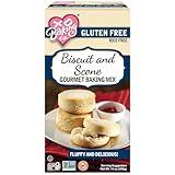 XO Baking Co. Gluten Free Biscuit and Scone Gourmet Baking Mix; Non GMO; Kosher; Rice Free; Dairy Free, Peanut Free; Soy Free, No Preservatives; No Artificial Flavors or Colors, 14oz